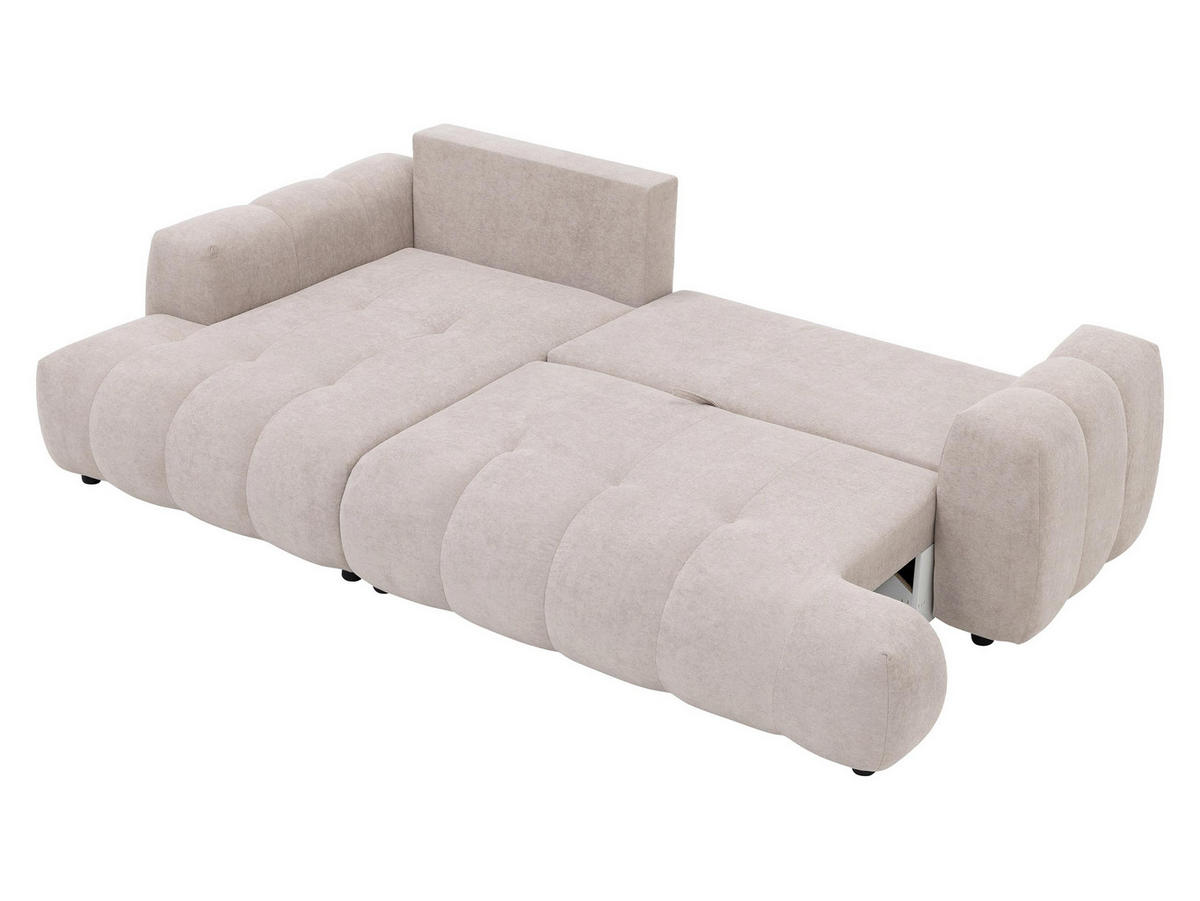 ECKSOFA Haiti, Seite: Links LC+2R - Anthrazit/Schwarz, Holz/Textil (276/156cm) - MIRJAN24