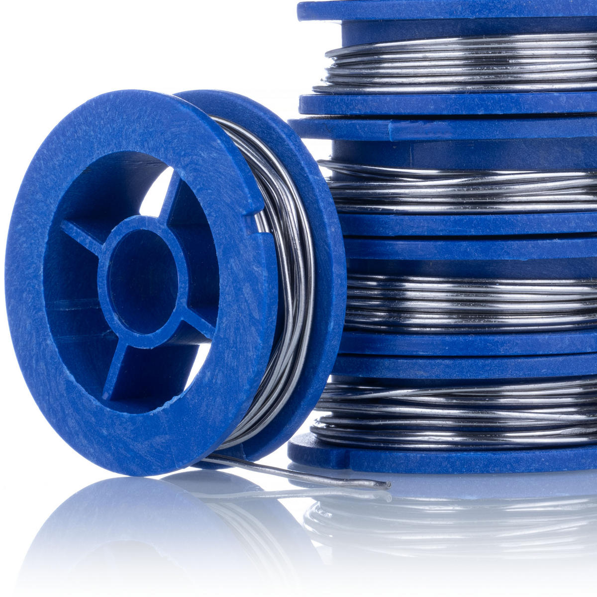 LÖTZINN Sn25Pb75 - Draht 0,8 mm, 10 g, 99,90% Reinheit, Schmelzbereich 268-302 °C, Arbeitstemperatur 350-420 °C - Multicolor, Kunststoff/Metall (10/10/10cm)