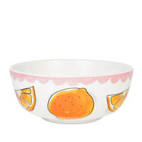 SCHALE Orange in Bunt - 15cm - Multicolor, Keramik (15.5/6.7/15.5cm) - Blond Amsterdam