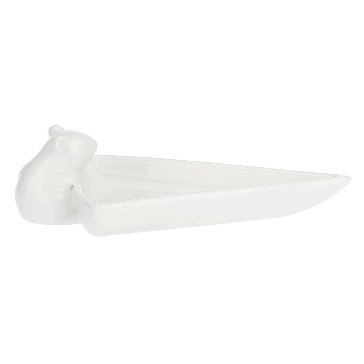 KÄSE-SERVIERPLATTE "Piatto Servi Formaggio" Fattoria 20,5 x12 x 5,5 cm - Multicolor, Keramik (20.5/5.5/12cm)