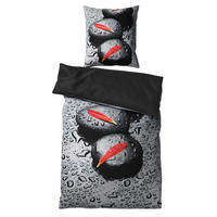 BETTWÄSCHE 2-teilig Elegance - Grau, Naturmaterialien (135/200cm) - Sanilo