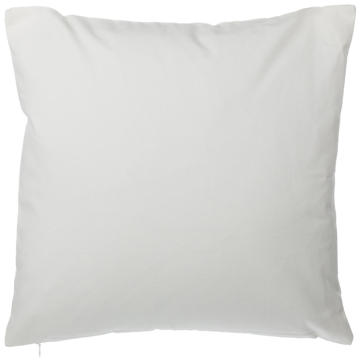 DEKOKISSEN 2er-Set Weiß 45/45 cm Clarkia - Weiß, Naturmaterialen/Textil (45/45cm) - Beliani