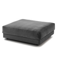 POLSTERHOCKER - Schwarz/Grau, Kunststoff/Textil (105/38/117cm) - home24