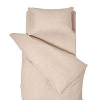 KINDERBETTWÄSCHE Leinen - Beige, Textil (120/150cm) - Homescapes
