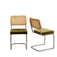 SCHWINGSTUHL DE-36902 2er-Set mit Rattan-Rückenlehne Grün - Grün, Metall (46.4/84.6/53cm) - ComfortXL