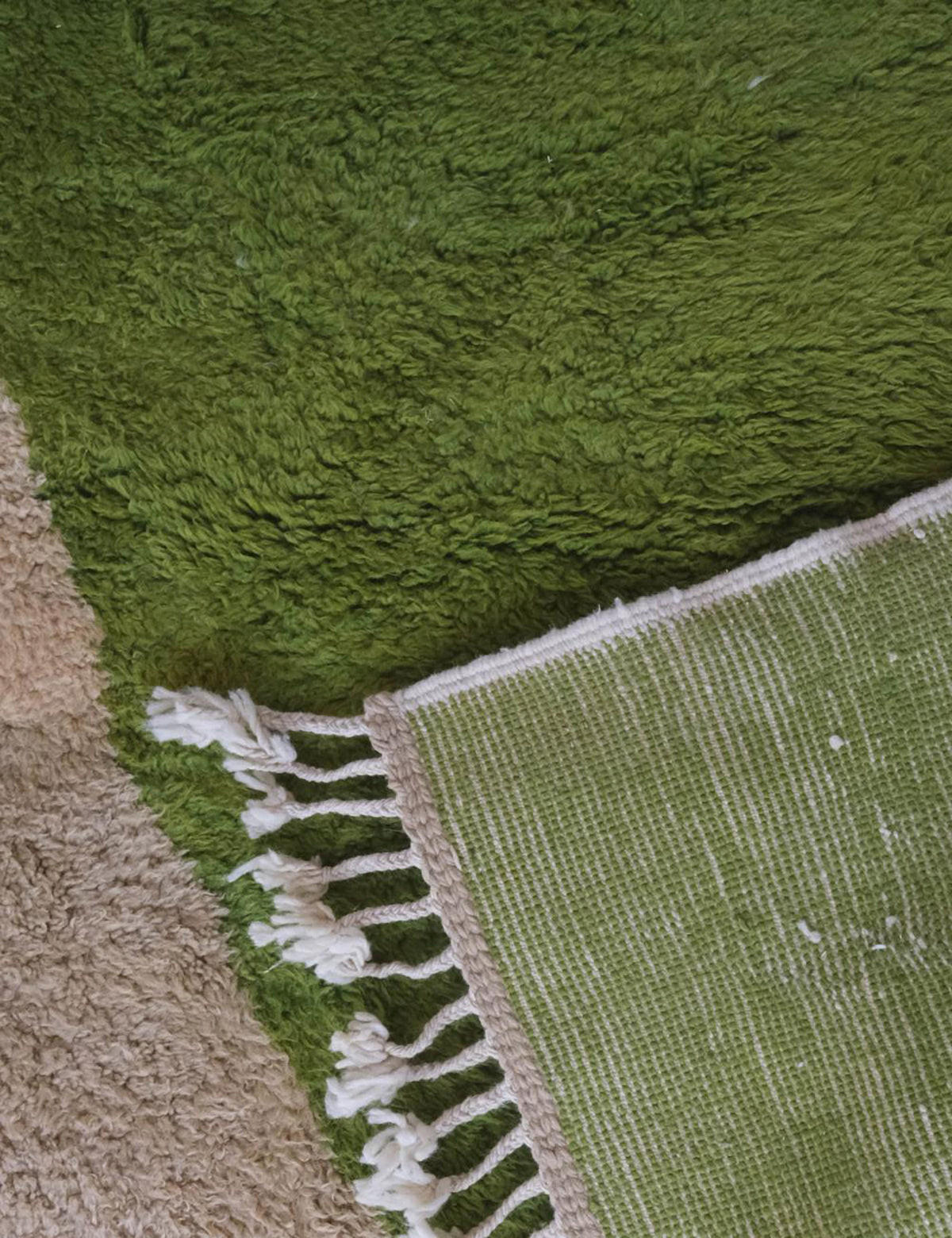 BERBERTEPPICH mit Linienmuster 250x 342 cm - Grün, Naturmaterialien (250/342cm) - AFK Living