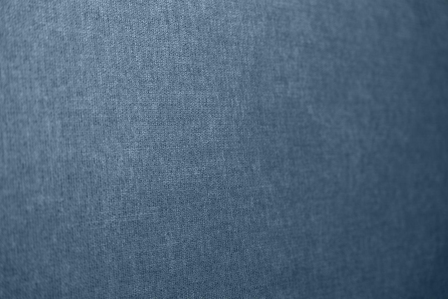 KOPFTEIL gepolstertes – ozeanblauer Stoff - 90 cm - Beige/Dunkelblau, Holz (90/120/10cm) - Sommeil de Plomb
