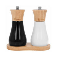 GEWÜRZMÜHLE Schwarz 6.2/6.2/14 cm 32043 - Schwarz, Holz (6.2/14/6.2cm) - Klausberg 