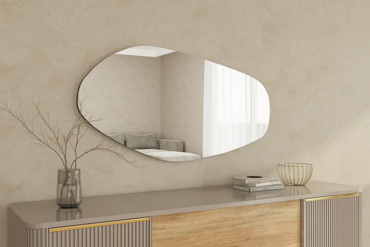 WANDSPIEGEL Aurora Silber 92642 - Silberfarben, Holzwerkstoff (60/120/2cm) - moebel17