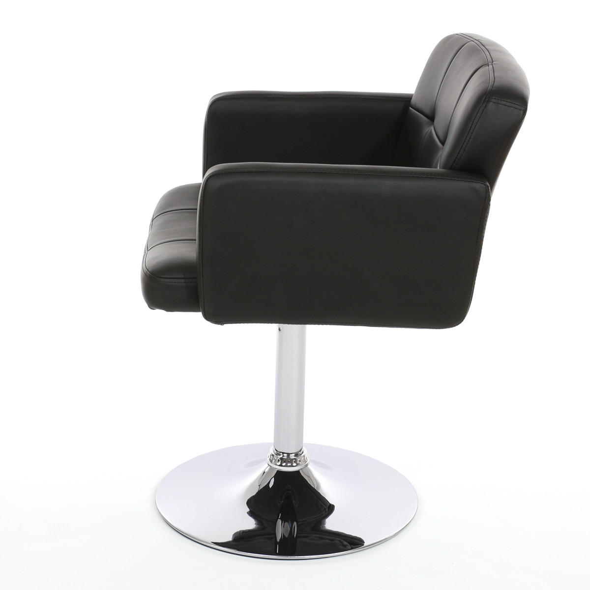 ESSZIMMERSTUHL Schwarz - Schwarz, Textil (60/80/55cm) - MCW