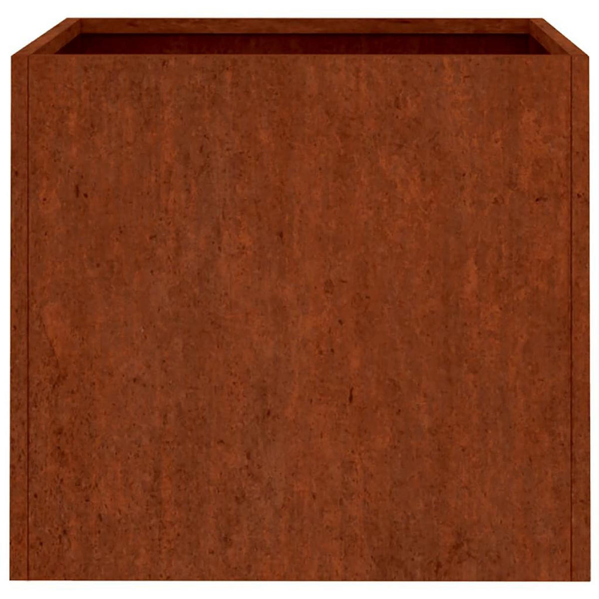 HOCHBEET 49/47/46 cm, aus Cortenstahl, Rostig, 2er-Set - Braun, Metall (49/46/47cm) - vidaXL