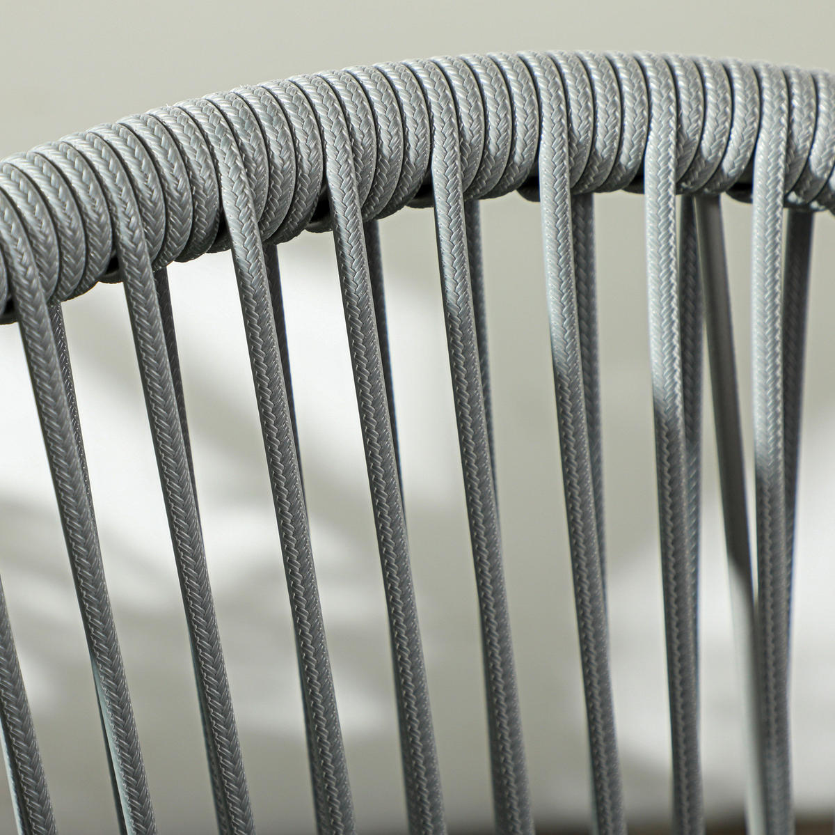 GARTENMÖBEL-SET 58/62/78 cm mit 2 Sesseln und Beistelltisch in Rattanoptik mit Hartglasplatte, Hellgrau - Hellgrau, Naturmaterialen - Redom