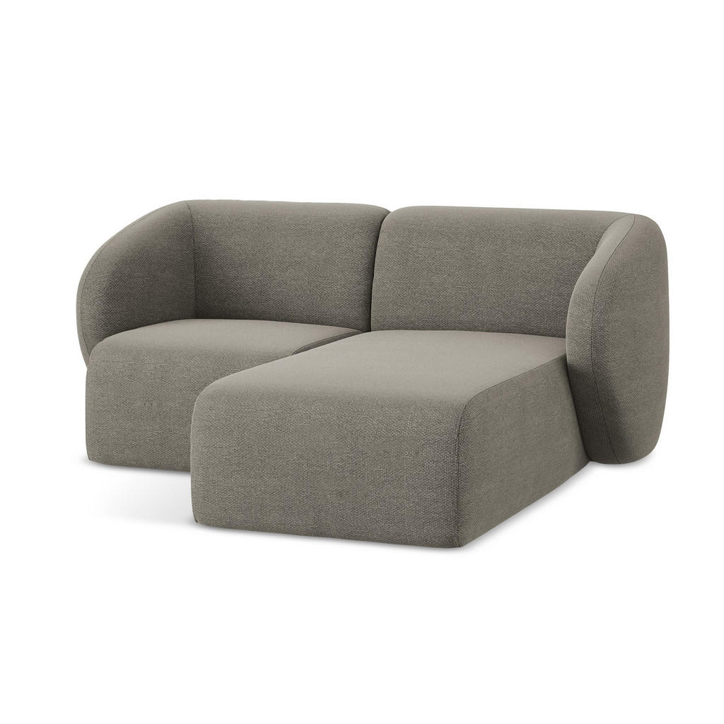 Thumbnail - Makamii Ecksofa, Grau, Textil, Holzwerkstoff, 178x166 cm, Hergestellt in Europa, Oeko-Tex®, Wohnzimmer, Sofas & Couches,...