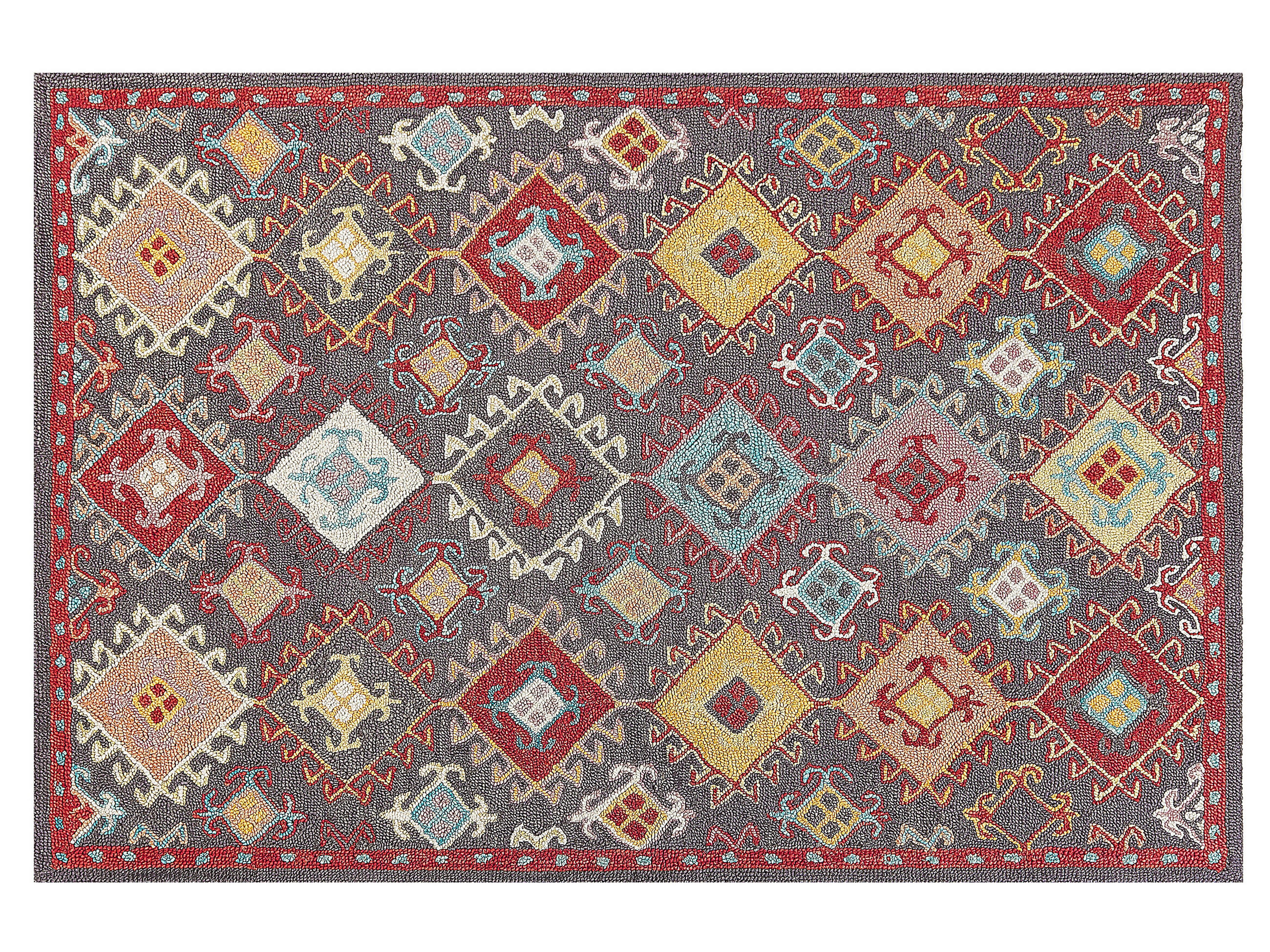 VINTAGE-TEPPICH Finike 200/140 cm - Multicolor, Textil (140/200cm) - Beliani