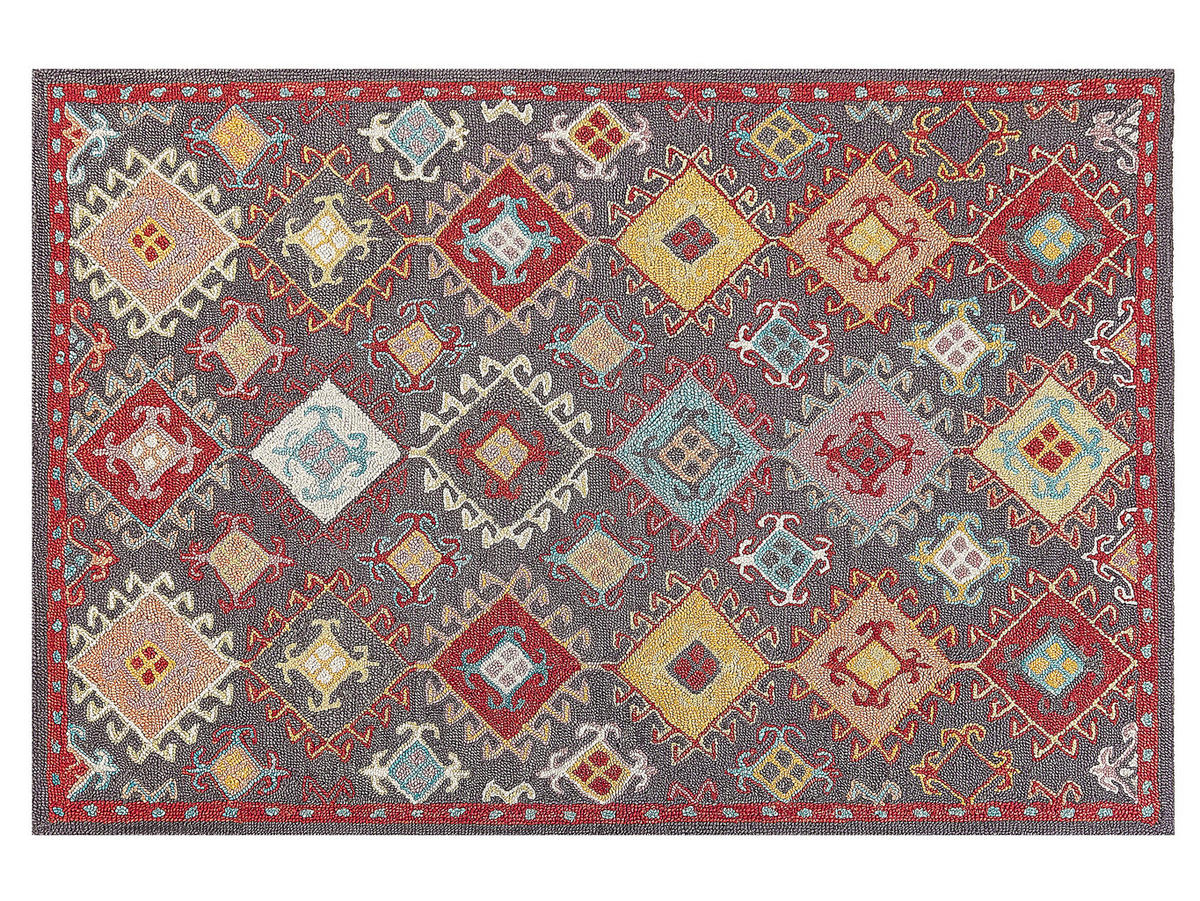 VINTAGE-TEPPICH Finike 200/140 cm - Multicolor, Textil (140/200cm) - Beliani