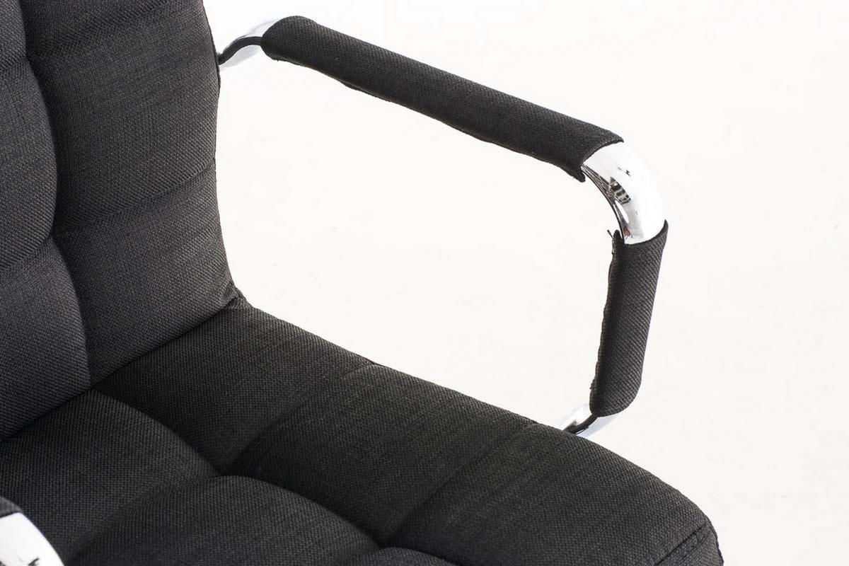BÜROSTUHL Deal V2, Stoff Schwarz - Schwarz, Textil/Metall (56/104/62cm) - TPFLiving