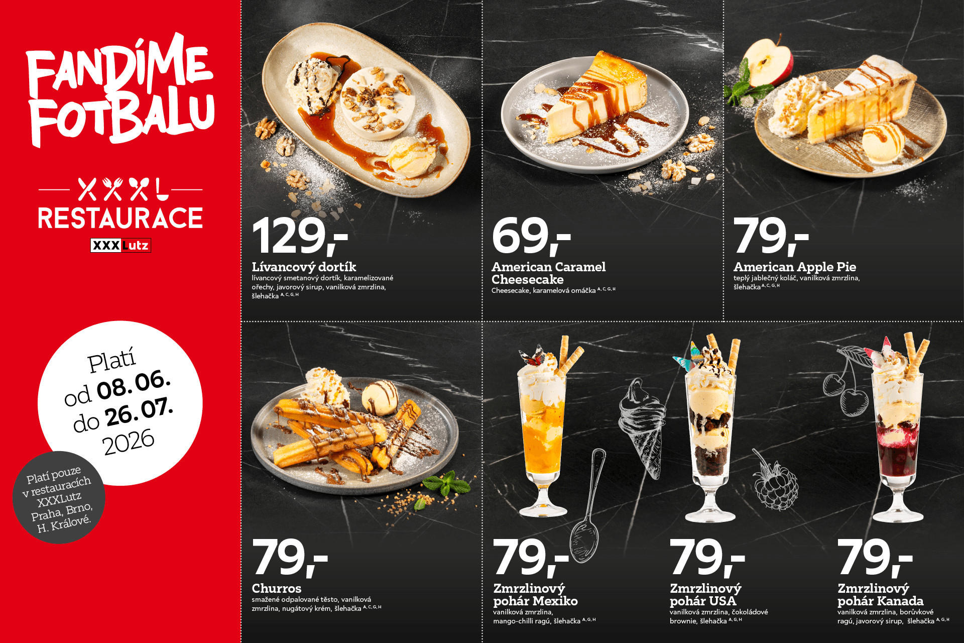 Fotbalové menu 