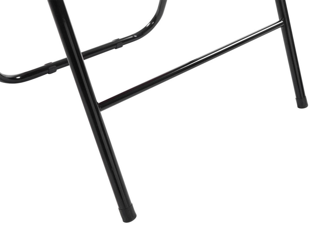 KLAPPSTUHL 4er Set Felara schwarz/schwarz - Schwarz, Kunststoff/Metall (45/78/45cm) - TPFLiving