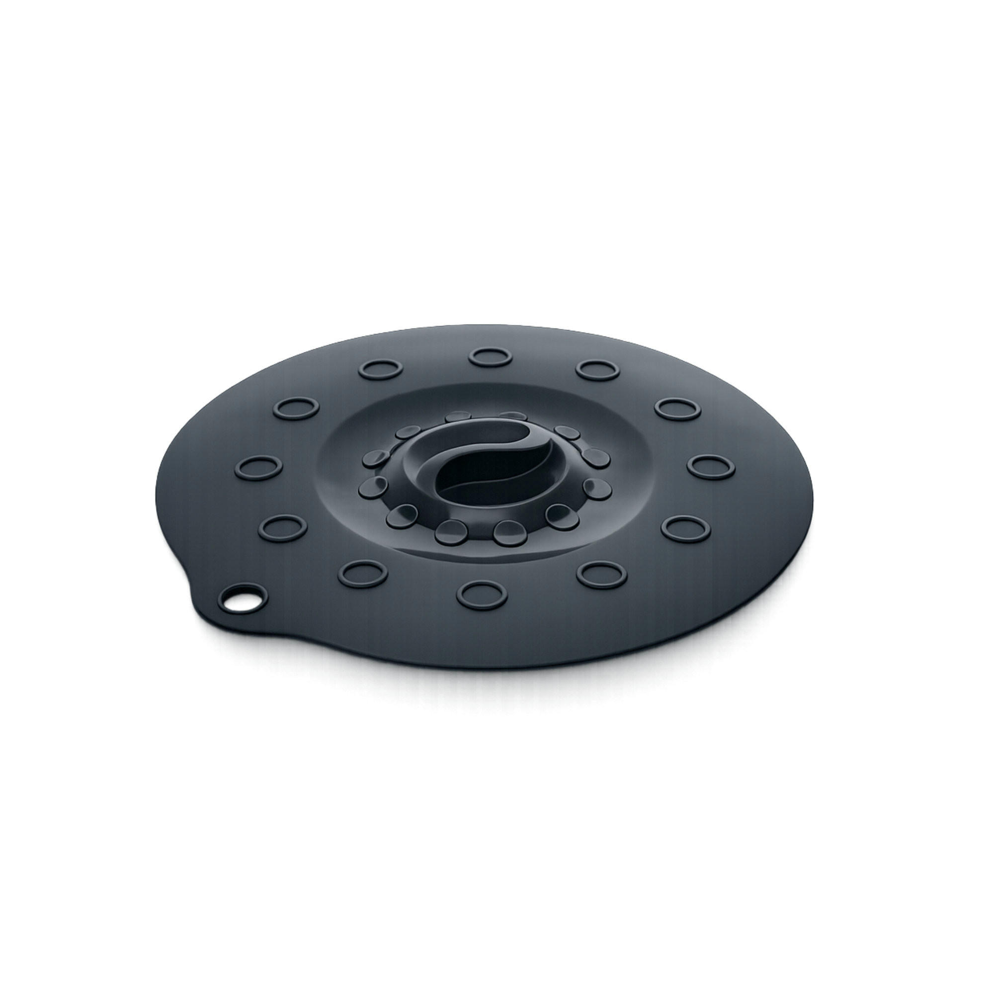 SILIKONDECKEL 18cm „FUNNY KITCHEN“ schwarz - Weiß, Kunststoff (18cm) - Magu Cera