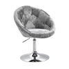 COCKTAILSESSEL HAVANNA Samt Silber - Silberfarben, Textil (62/88/58cm) - SVITA