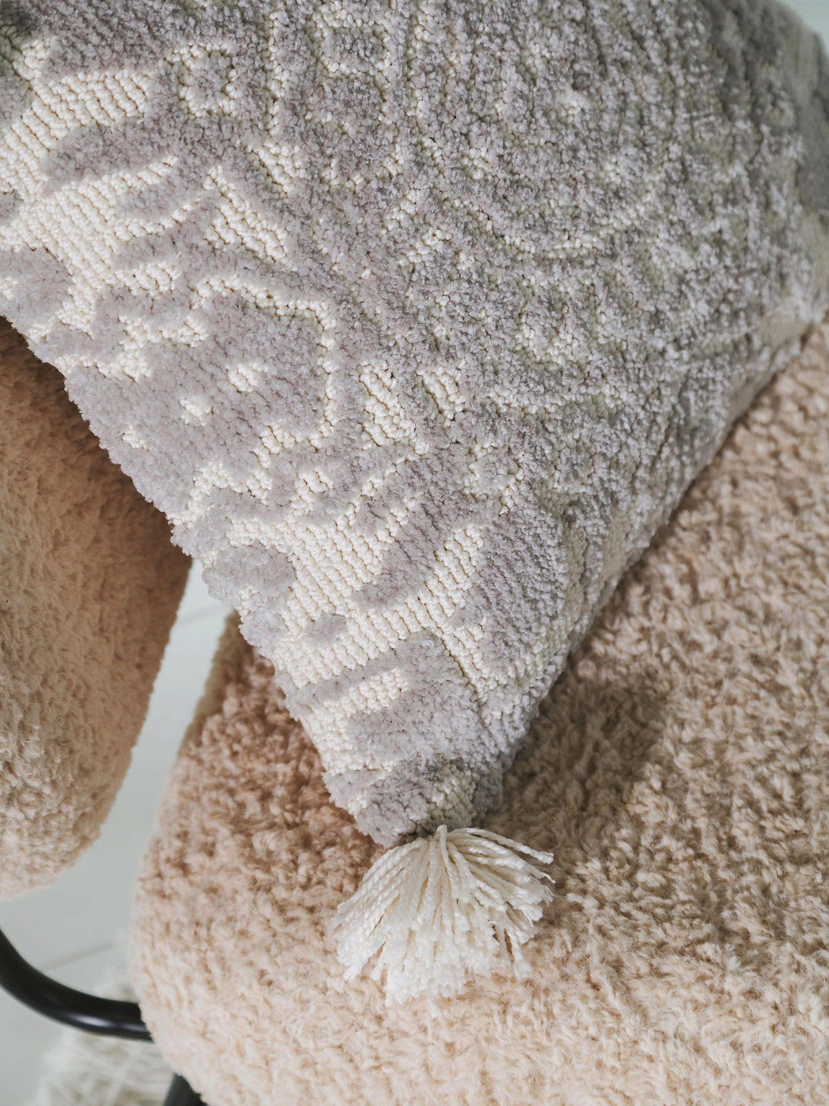 KISSENBEZUG Elias Grau 45x45 cm - Grau, Textil (45/45cm) - benuta Nest