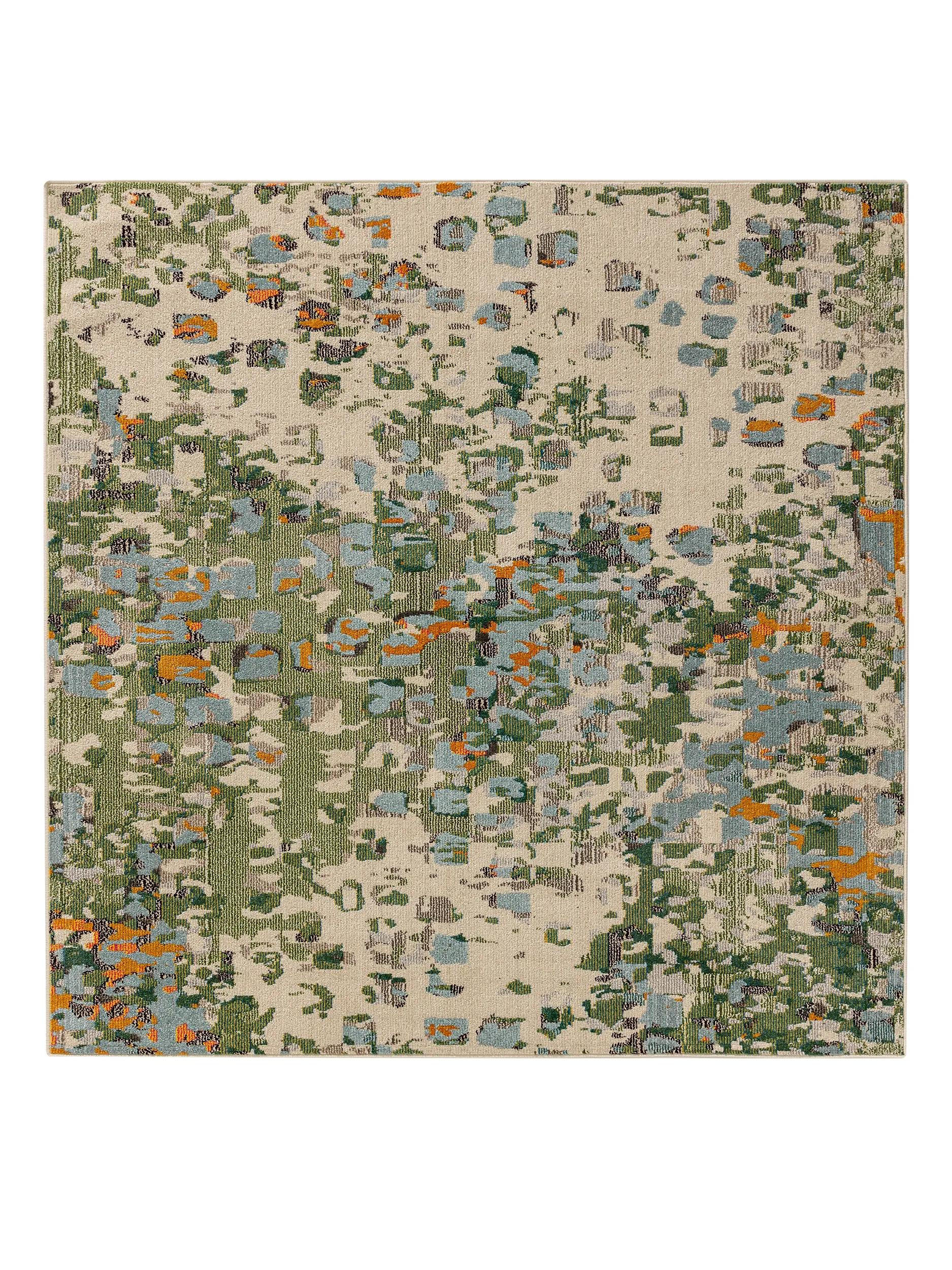 TEPPICH Casa Multicolor 200/200 cm - Multicolor, Naturmaterialien/Textil (200/200cm) - benuta
