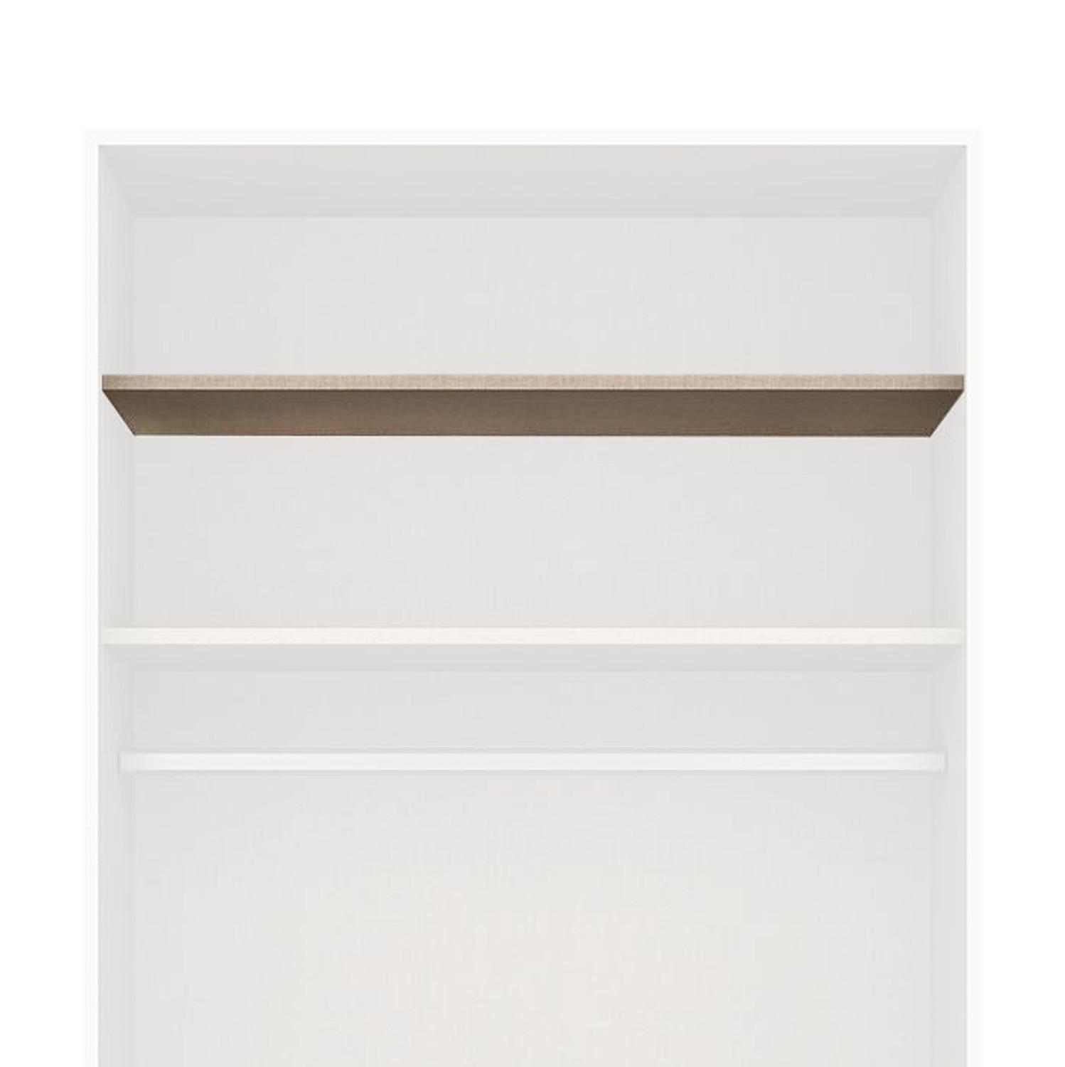 ZUBEHÖRPAKET FÜR DREHTÜRENSCHRANK - Beige, Holzwerkstoff (88/1.6/45cm) - home24