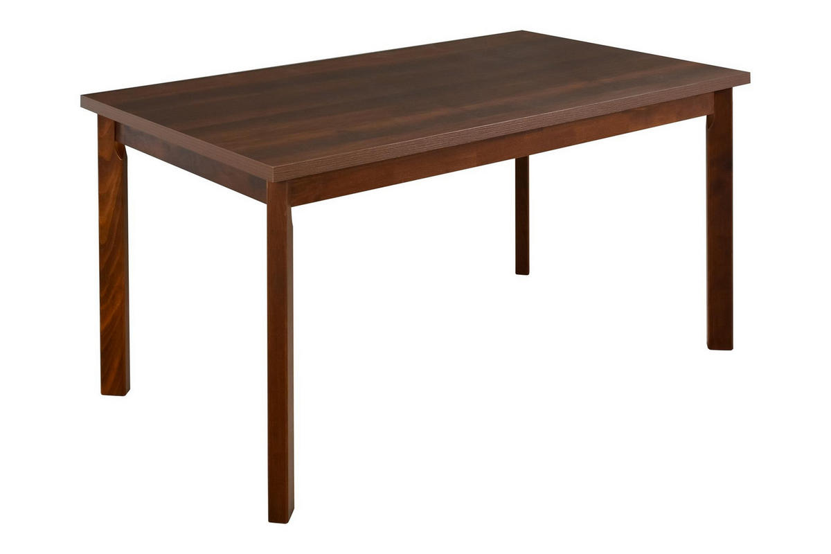 TISCH Max V-P Nussbaum, Klapptisch mit Holz Beine - Nussbaumfarben, Holz/Holzwerkstoff (120/80/78cm) - Bettso