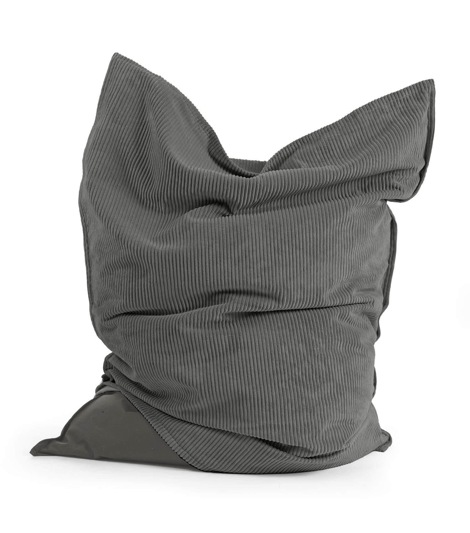 Mokebo Sitzsack Anthrazit 130x20x170 cm
