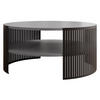 COUCHTISCH Fikoli - Hellgrau/Schwarz, Holzwerkstoff/Metall (75/75/40cm) - MIRJAN24