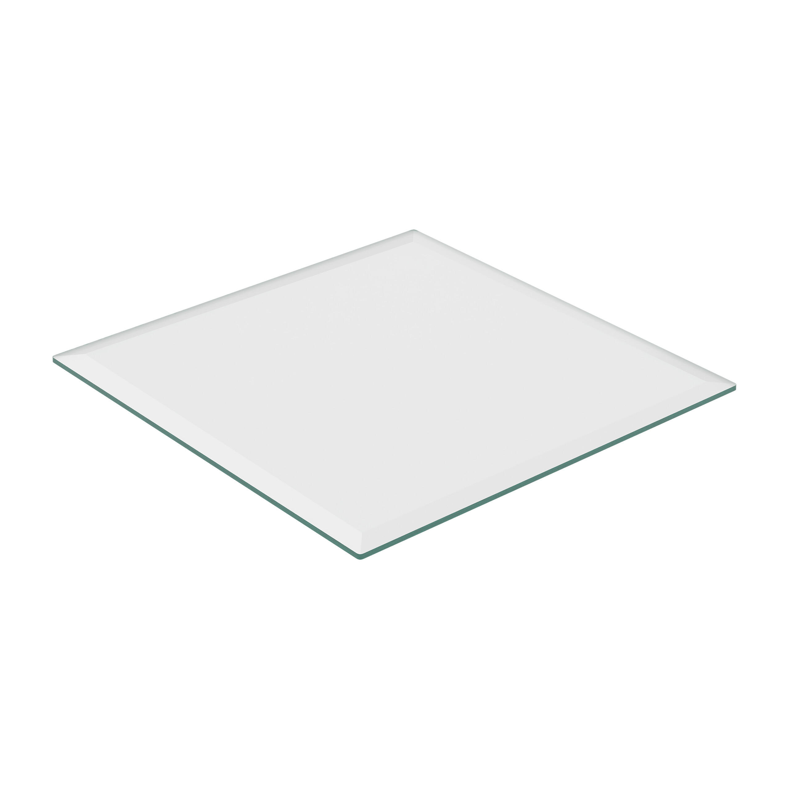 GLASPLATTE - Transparent, Glas (70/0.8/70cm) - Relaxdays