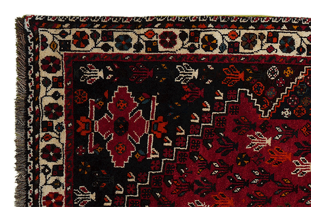 TEPPICH Gashgai Rot 270/165 cm Schurwolle - Rot, Textil (165/270cm) - Looma