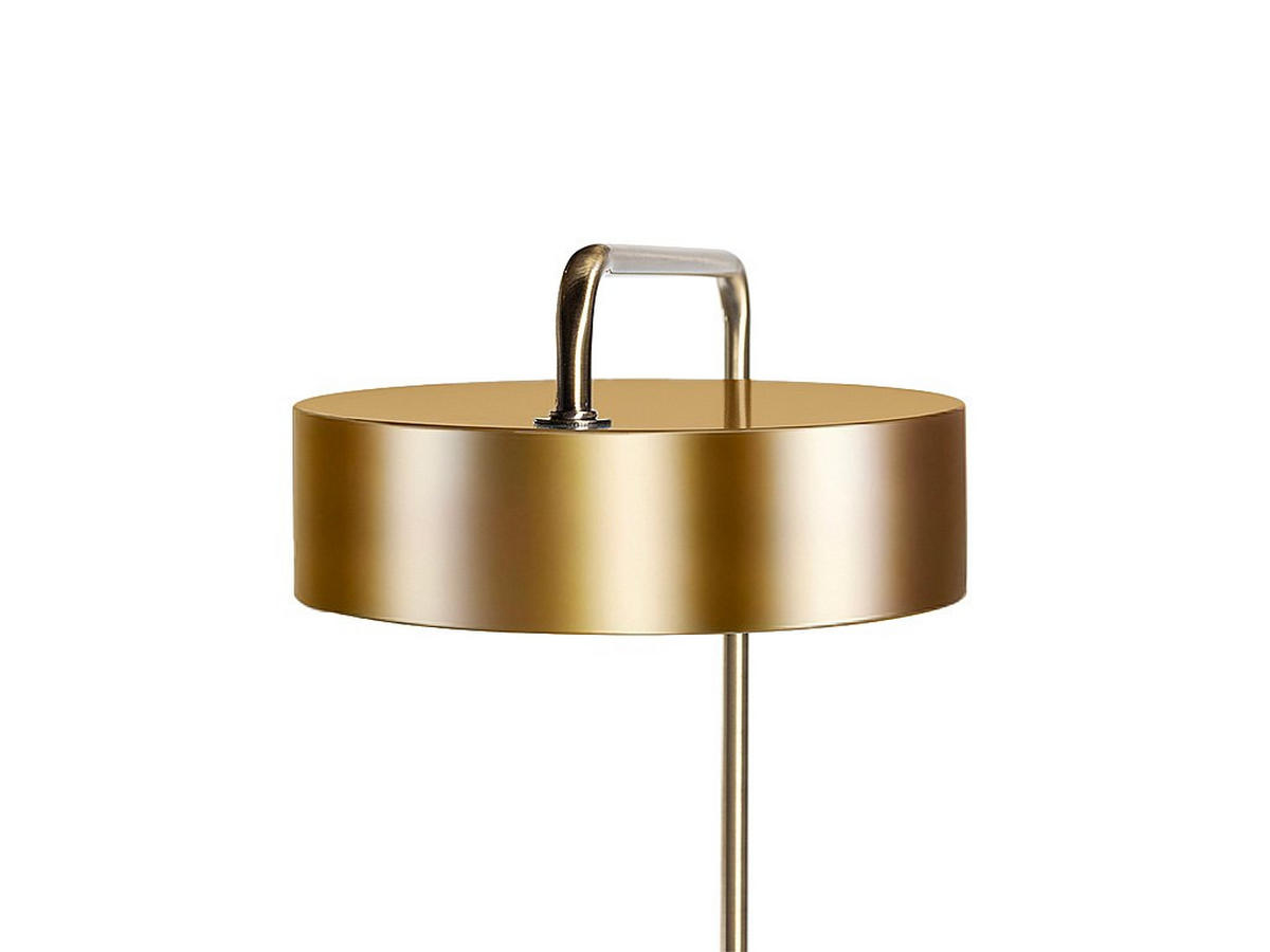STEHLAMPE - 35 cm x 25 cm - metall - goldfarben Otilie - Goldfarben, Metall (25/35/150cm) - Vente-Unique