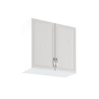 HÄNGESCHRANK G80 – Sycylia Weiß – Weiß / Creme - Creme/Weiß, Holzwerkstoff (80/72/32cm) - ROYAL24_MARKT
