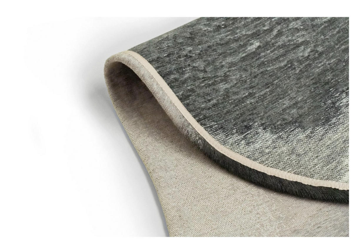 TEPPICH modern Flachgewebe AERO Schwarz 340 x 235 cm - Schwarz, Textil (340/235cm) - Novatrend