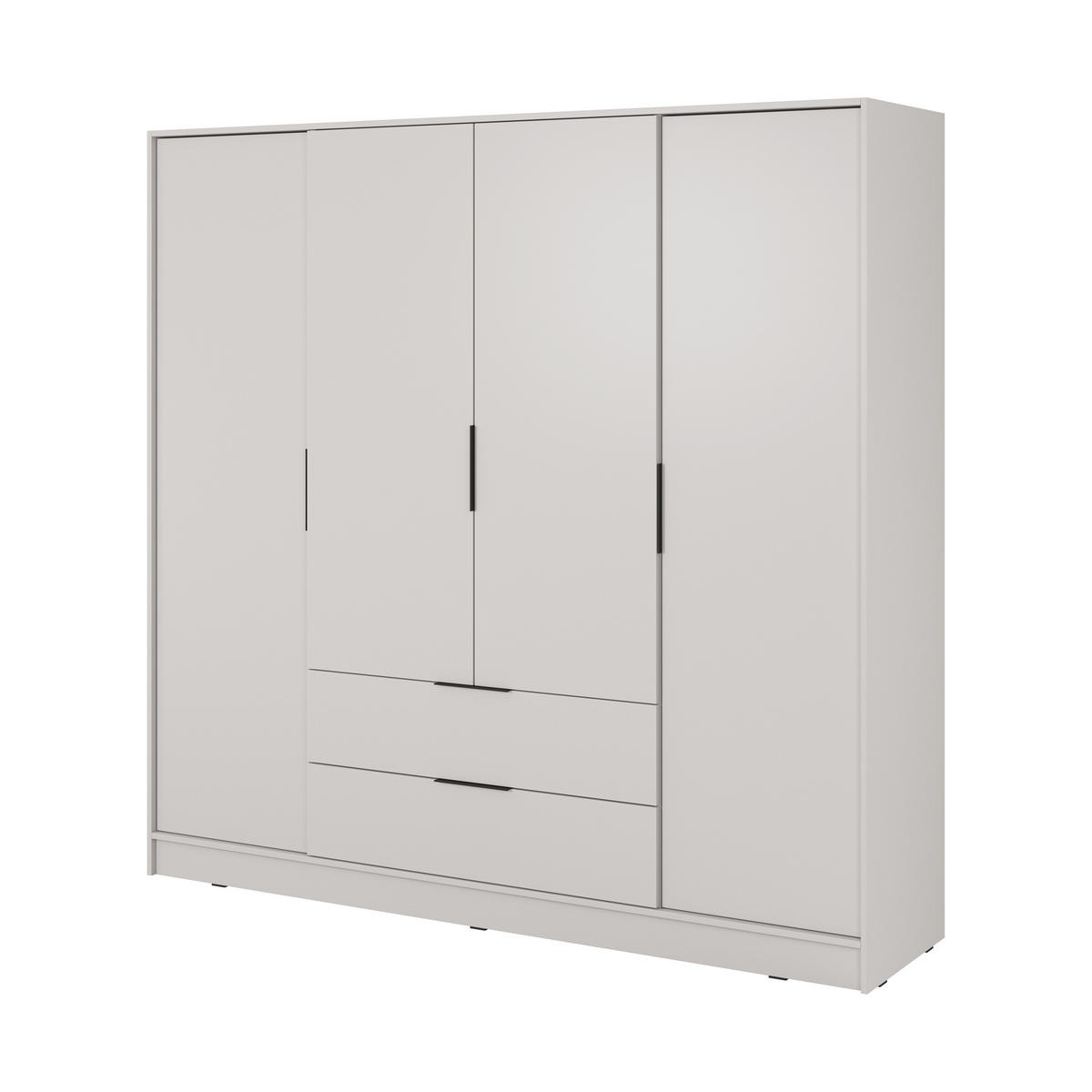 DREHTÜRENSCHRANK CATERINA 206/200/51 cm 4-türig Kaschmir - Kaschmir, Holzwerkstoff (206/200/51cm) - MASSENO