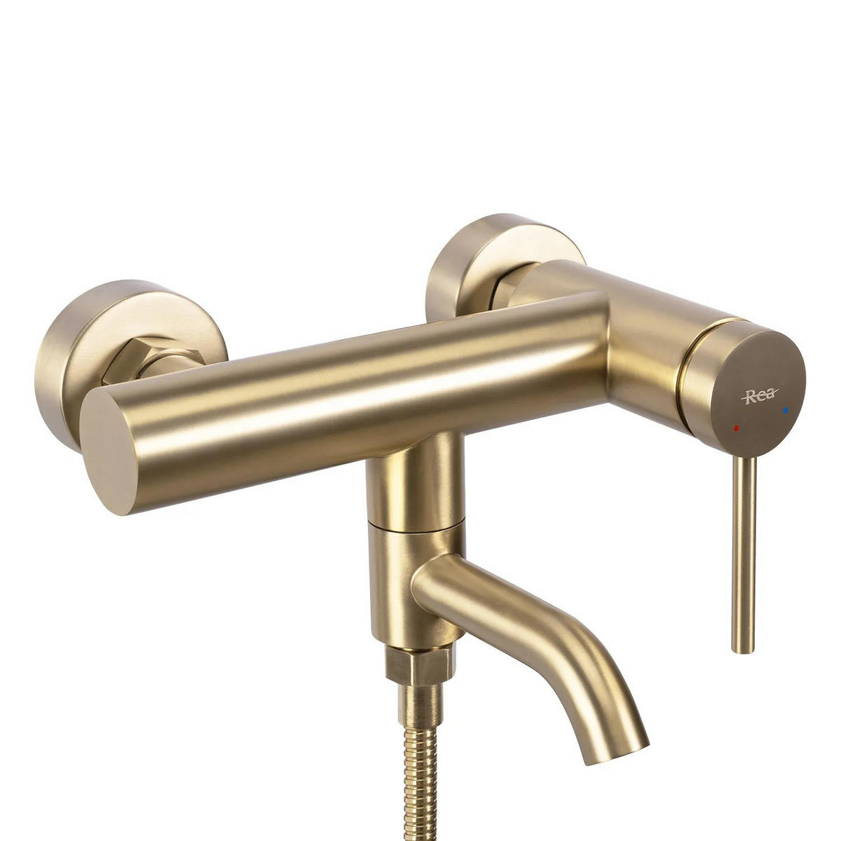 WANNENARMATUR Rea Clif Brush Gold - Goldfarben, Metall (22/11/19cm) - REA