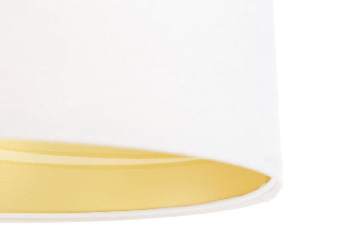 HÄNGELEUCHTE Gold 60/30 cm - Goldfarben/Weiß, Kunststoff (60/0.4/30cm) - ONZENO