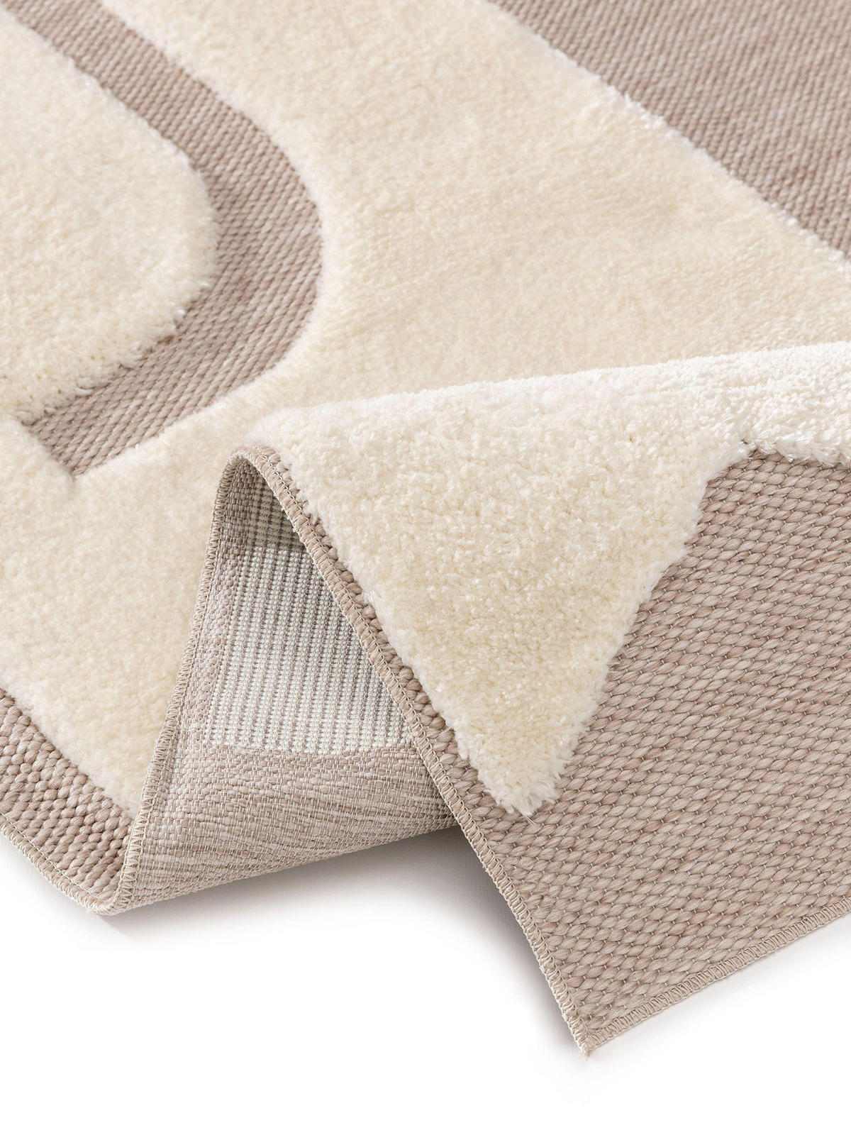 TEPPICH Elanie 250/350 cm - Beige/Creme, Kunststoff (250/350cm) - benuta Pop
