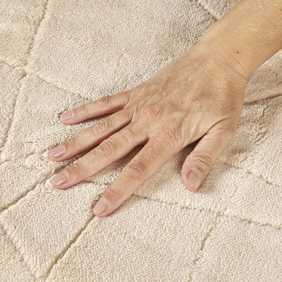 HOCHFLORTEPPICHE Waschbarer ULTRASOFT Beige 160 x 230 cm - Beige, Textil (160/160cm) - STORESDECO