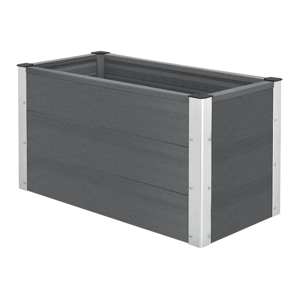 BLUMENKASTEN Esens - Grau, Kunststoff (100/50/50cm) - NEU.HOLZ