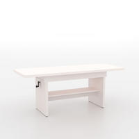 ESSTISCH BRANT Ausziehbar 116 - 156 / 62 x 70 cm - Weiß, Holz (116/62/70cm) - MASSENO