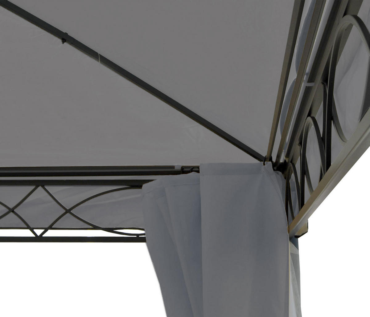 PERGOLA CALPE Hellgrau - Hellgrau, Textil (400/290/400cm) - MCW