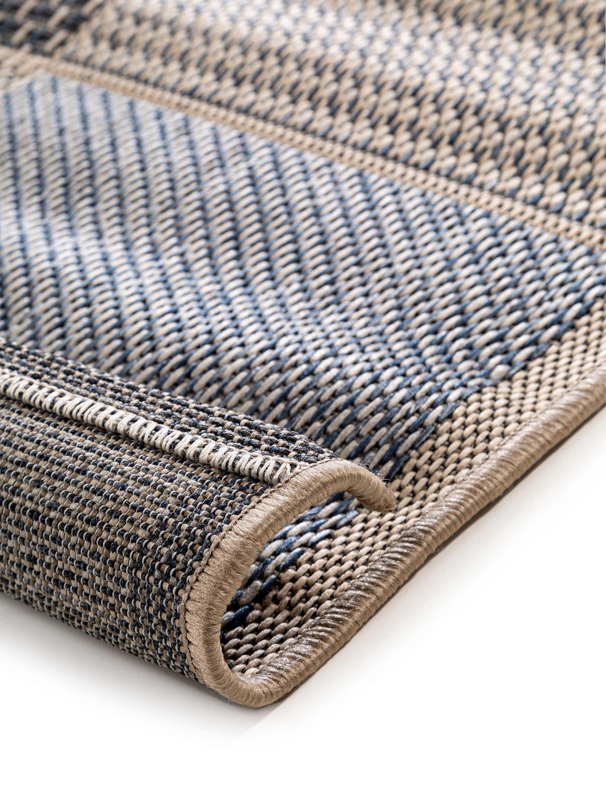 OUTDOORTEPPICH River Blau 133x190 cm - Blau, Textil (133/190cm) - benuta Nest