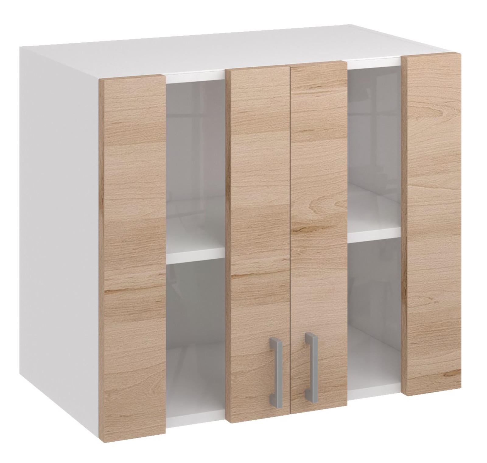 KÜCHENHÄNGESCHRÄNKE G80 2DS1 Lancelot - Eiche Artisan, Holzwerkstoff (80/60/31cm) - roe furniture