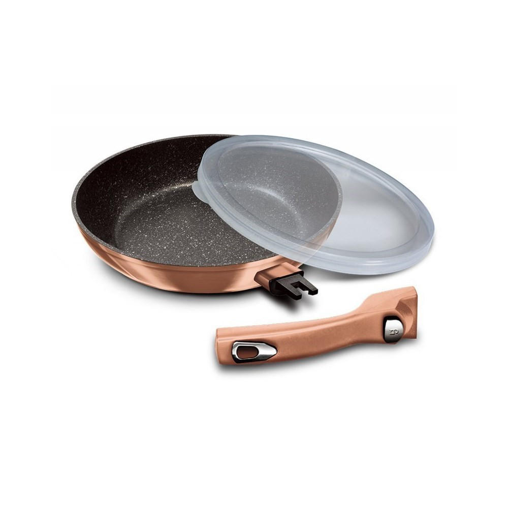 PFANNE Gold 24/24/4.8 cm 48077 - Goldfarben, Kunststoff (24cm) - Berlinger Haus