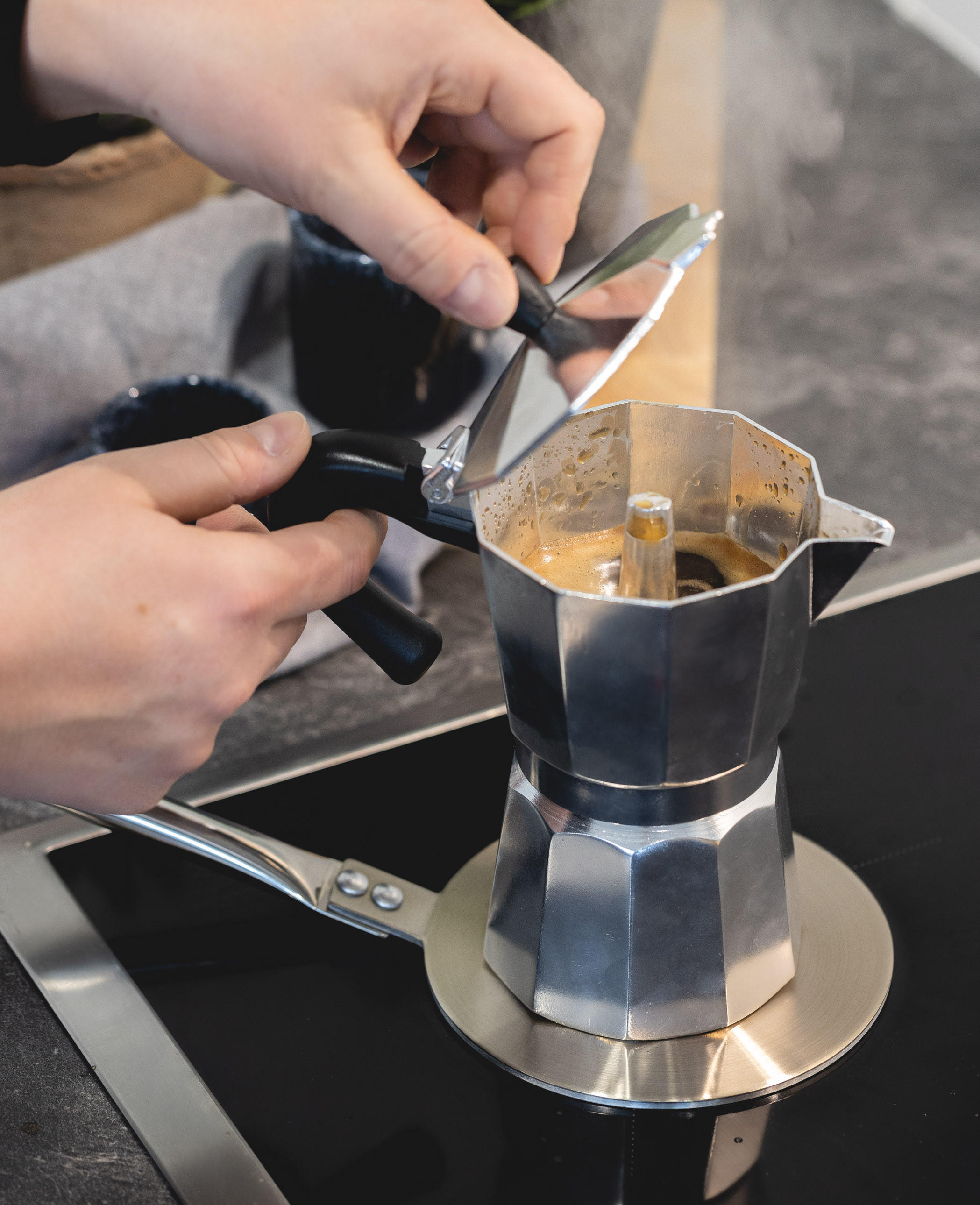 PERKOLATOR Kaffeekanne - 6 Tassen - Silber - Silberfarben, Metall (11/20/20cm)