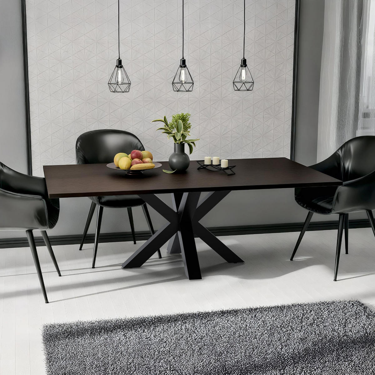 Schwarz, Metall (100/71/100cm) - CLP