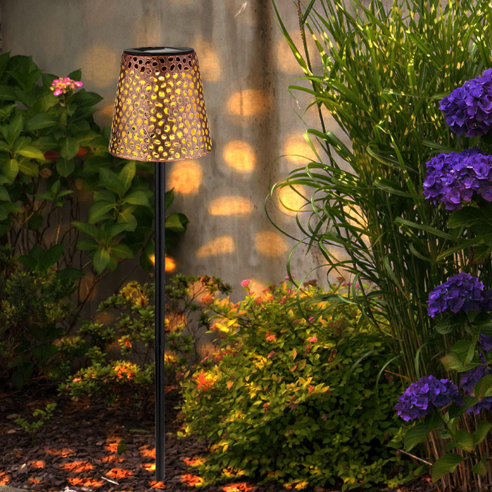 LED WEGELEUCHTE Metall Kupfer - Kupferfarben, Metall (12/12/70cm) - Globo Lighting