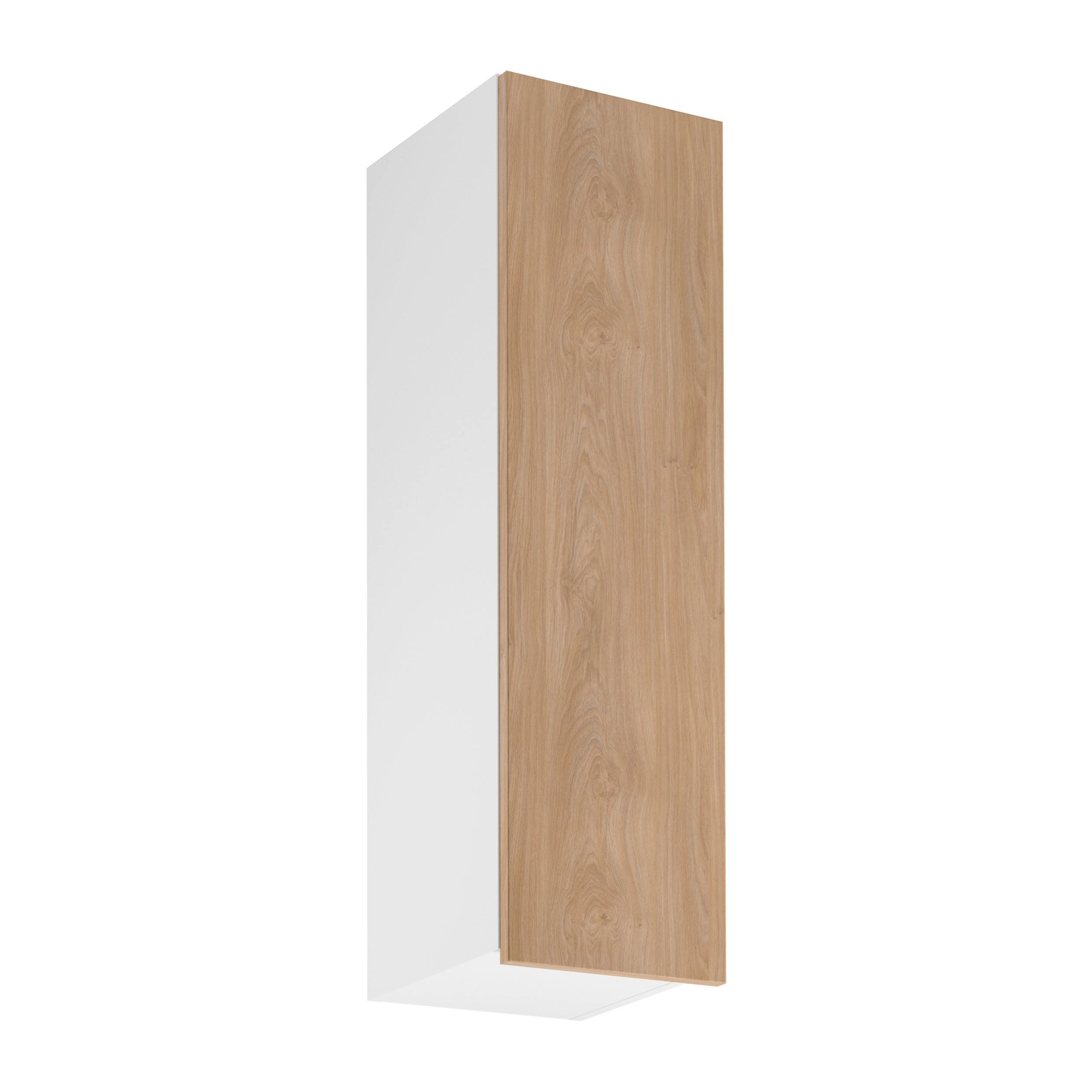 Royal24_Markt Hängeschrank Sonoma Eiche, Weiß 30x100x32 cm